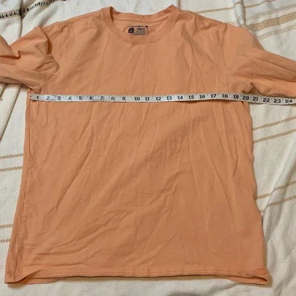 Carhartt Loose Fit Long Sleeve Spellout Shirt Size Large - Picture 6 of 7